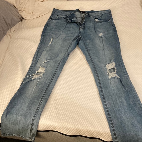 Empyre Mens ripped skinny jeans - Picture 1 of 2